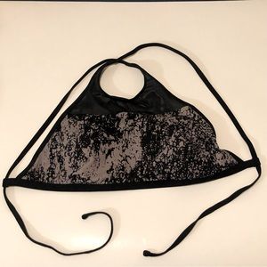 NIKE Electrify High Neck Mesh Halter Swim Bikini Top